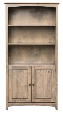 63672D Alder 36 X 72 H Shaker Bookcase W/ Doors 13 63672D Alder 36 X 72 H Shaker Bookcase W/ Doors -Wilmington 63672DD B 3 1
