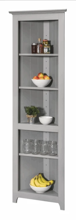 72272 Pine Open Corner Shelf -Wilmington 72272SG Display