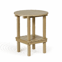 74 Poly Double Tier Table