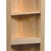 72272 Pine Open Corner Shelf