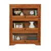 93393 Oak 46″ Tall Barrister Bookcase