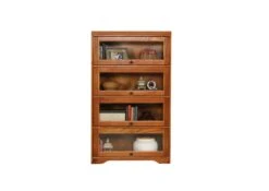 93394 Oak 60″ Tall Barrister Bookcase