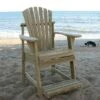 401-500SS Pressure Treated Balcony Pub Chair W/ SS Hardware