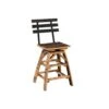 BC-235 Fighting Creek Bar Swivel Bar Stool With Back