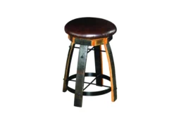BC-275 Fighting Creek Bar Stool With Round Steel Cushions