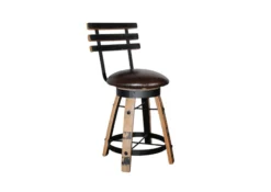 BC-280 Fighting Creek Bar Stool With Cushions & Back