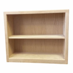 BCK3630/12CT Oak 36 Wide X 30 High Contemporary Bookcase -Wilmington BCK3630 12CT