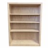 BCK3648/12CT Oak 36 Wide X 48 High Contemporary Bookcase