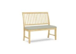 BE-15-F6 Upholstered Mission Bench -Wilmington BE 15 F56
