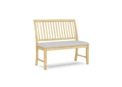 BE-15-F6 Upholstered Mission Bench -Wilmington BE 15 F79