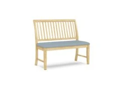 BE-15-F6 Upholstered Mission Bench -Wilmington BE 15 F88