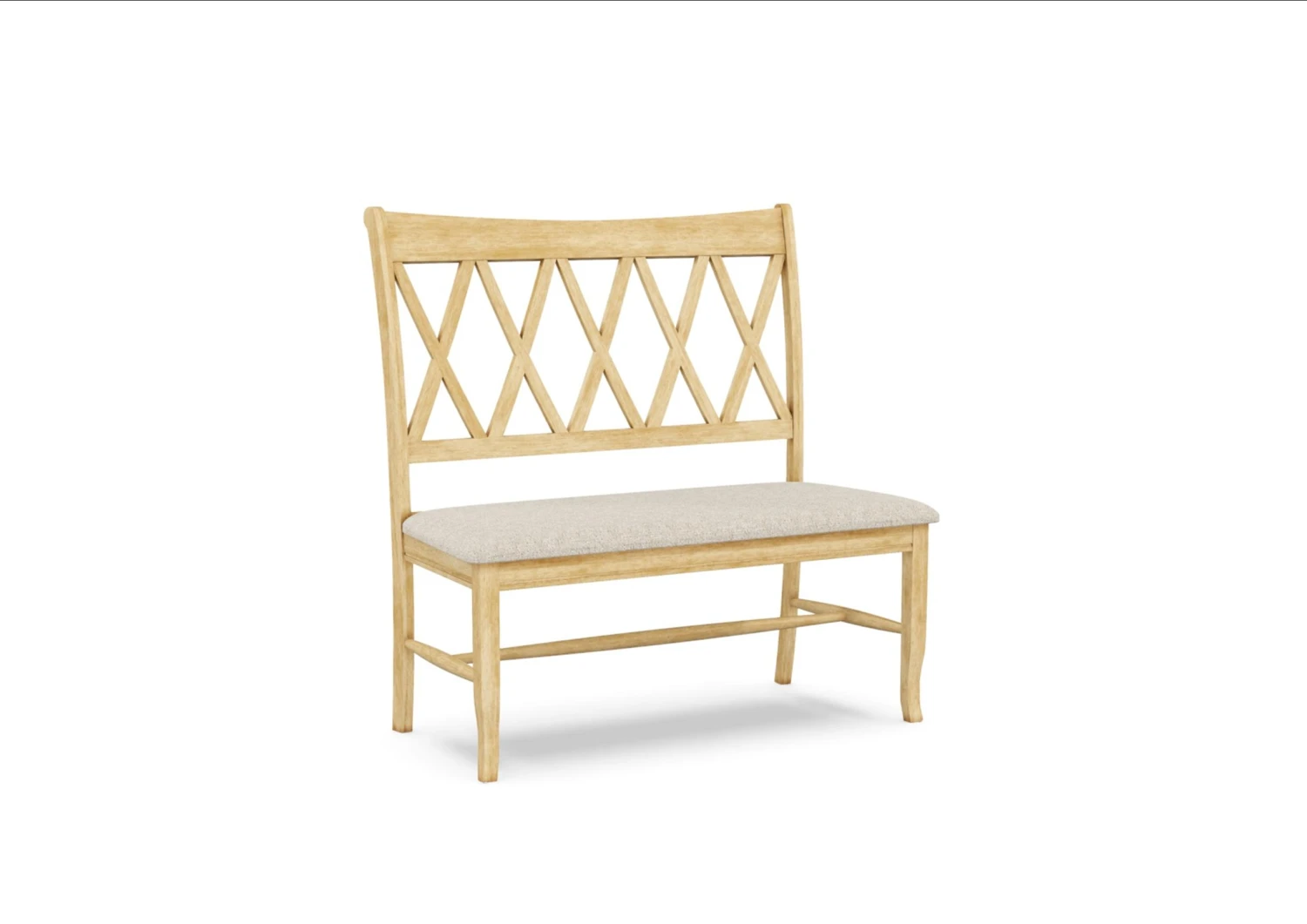 BE-20-F6 Upholstered XX Back Bench 4 BE-20-F6 Upholstered XX Back Bench - Image 4