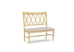 BE-20-F6 Upholstered XX Back Bench 15 BE-20-F6 Upholstered XX Back Bench -Wilmington BE 20 F49