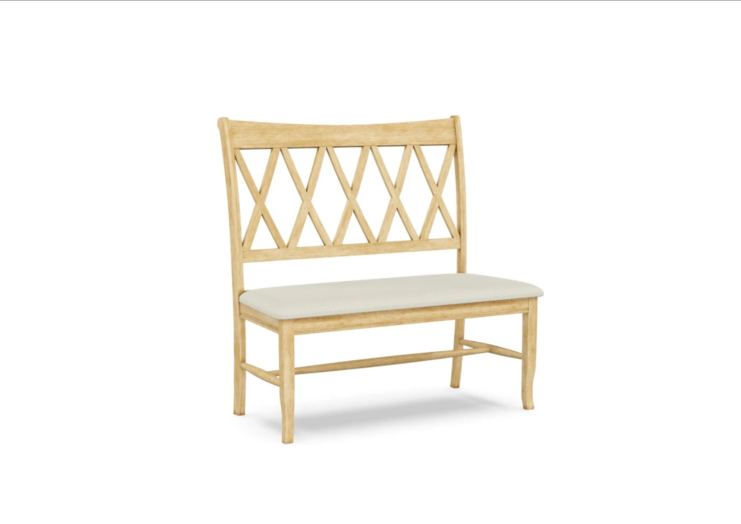 BE-20-F6 Upholstered XX Back Bench 6 BE-20-F6 Upholstered XX Back Bench - Image 6