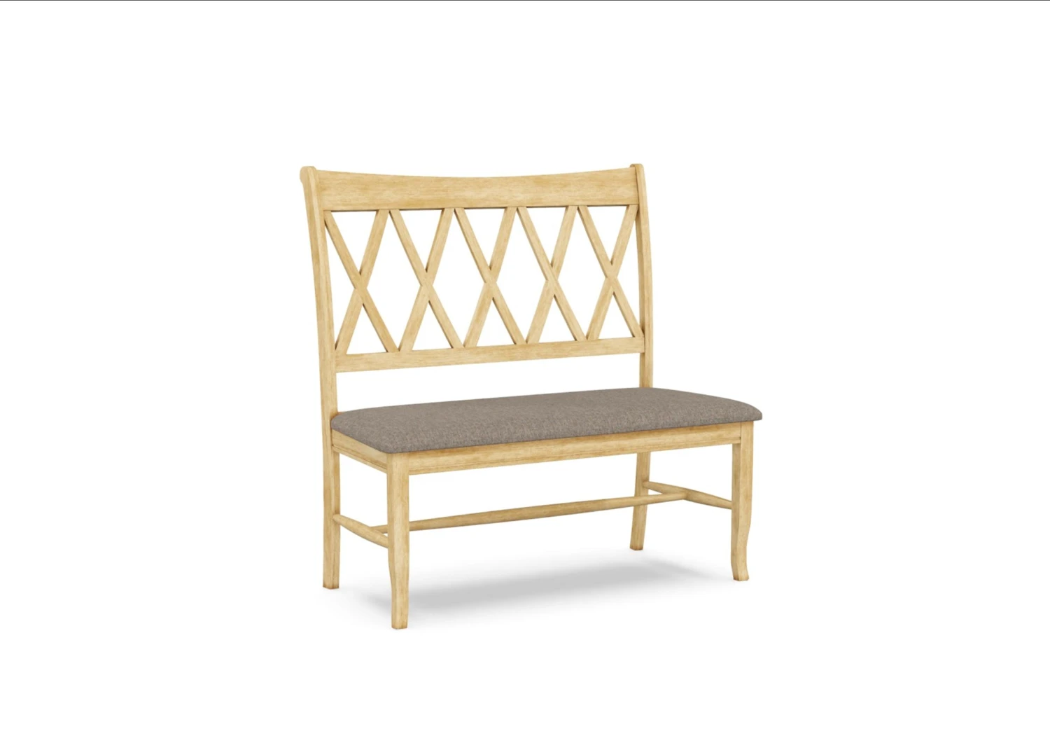 BE-20-F6 Upholstered XX Back Bench 8 BE-20-F6 Upholstered XX Back Bench - Image 8