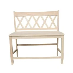 BE-202 Counter Height XX Bench -Wilmington BE 202 FRONT