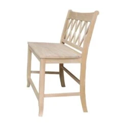 BE-202 Counter Height XX Bench -Wilmington BE 202 SIDE ALT