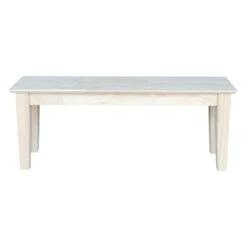 BE-47S 48″ Wide Shaker Bench -Wilmington BE 47S FRONT