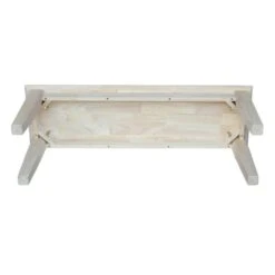BE-47S 48″ Wide Shaker Bench -Wilmington BE 47S UNDERNEATH