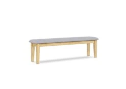 BE-1560-F6 Upholstered Boulder Bench -Wilmington BE 60S F37 1