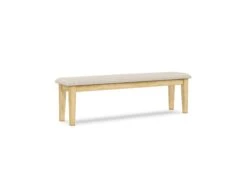 BE-1560-F6 Upholstered Boulder Bench -Wilmington BE 60S F47 1