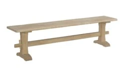 BE-7214TAB 72″ Live Edge Trestle Bench