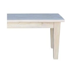 BE-72S 72″ Wide Shaker Bench -Wilmington BE 72S LEGS