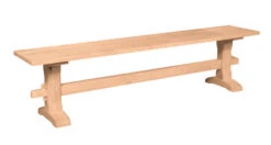 BE-72T/2 72″ Trestle Bench And Base -Wilmington BE 72T BE 72T2 1