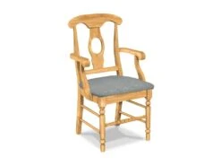 C-1202AB-F6 Upholstered Empire Arm Chair -Wilmington C 1202ABUPH F37 Phoebe Slate