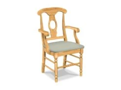 C-1202AB-F6 Upholstered Empire Arm Chair -Wilmington C 1202ABUPH F56 Greenlight Misty Gray