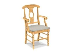 C-1202AB-F6 Upholstered Empire Arm Chair -Wilmington C 1202ABUPH F79 Haberdash Gray