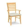C-310AB-F6 Upholstered Roma Arm Chair