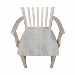 CI-465A Tall Mission Arm Chair -Wilmington C 465A WOODGRAIN