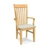 CI-465A-F6 Upholstered Tall Mission Arm Chair