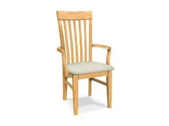 CI-465A-F6 Upholstered Tall Mission Arm Chair