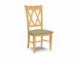 CI-20-F6-2 Upholstered Double X-Back Chair 2 Pack -Wilmington CI 20 F67 Caliente Flint