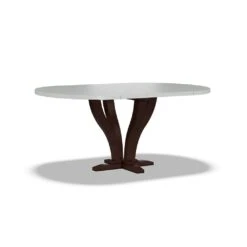 CTT-4866 & CPB-25 Curated Elle Pedestal Extension Table
