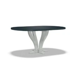 CTT-4866 & CPB-25 Curated Elle Pedestal Extension Table -Wilmington CTT 4866 81 CPB 25 28