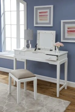 BE-2 Upholstered Vanity Bench -Wilmington DT08 2 BE08 2