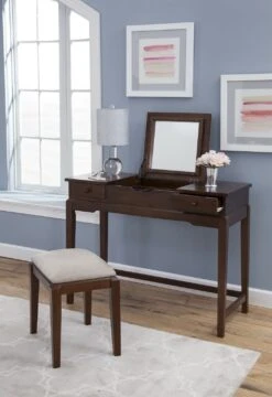 BE-2 Upholstered Vanity Bench -Wilmington DT581 2 BE581 2