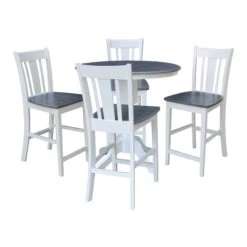 K05-36RT-11P-S102 Round Pedestal Table With San Remo Stools 9 K05-36RT-11P-S102 Round Pedestal Table With San Remo Stools -Wilmington K05 36RT 11P S102 4