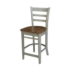 K41-30RT-27B-S6172 Round Pedestal Table With Emily Stools -Wilmington K41 30RT 27B S6172 2 STOOL ONLY