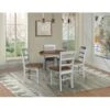 K41-36RT-27B-C41-2 Round Pedestal Table With Madrid Chairs