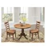 K58-36RT-C-617-2 Round Pedestal Table With Emily Chairs