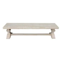 BE-18A/B Banks Trestle Bench -Wilmington KBE 18 WOODGRAIN
