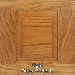 93394 Oak 60″ Tall Barrister Bookcase 9 93394 Oak 60″ Tall Barrister Bookcase -Wilmington Light Swatch