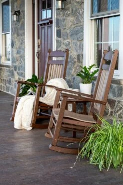 84 Poly Porch Rocker -Wilmington Lumbar Rockers