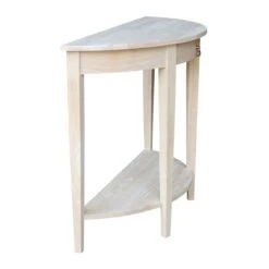 OT-1643HD Half Moon Console Table -Wilmington OT 1643HD SIDE LEFT