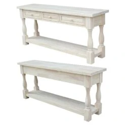 OT-17S Tuscan Sofa Table -Wilmington OT 17S FRONT AND BACK