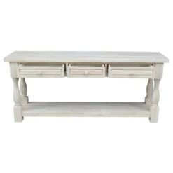 OT-17S Tuscan Sofa Table -Wilmington OT 17S FRONT OPEN